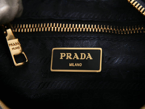 2014 Prada nylon fabric shoulder bag BT0773 royalblue - Click Image to Close